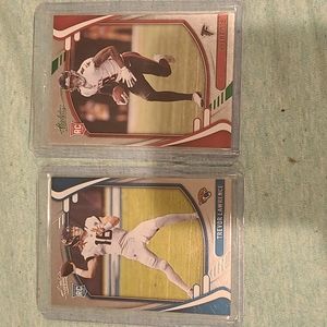 Pitts and Lawrence rookie cards